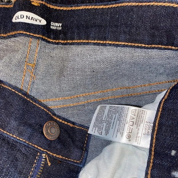 Old Navy curvy bootcut denim jeans size 2 short - Picture 5 of 7